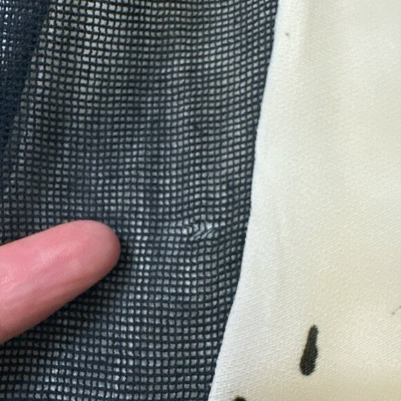 TRYB Dress Sleeveless Ruffle Hem Mesh Sides Women's sz 2 Boho - Picture 11 of 16